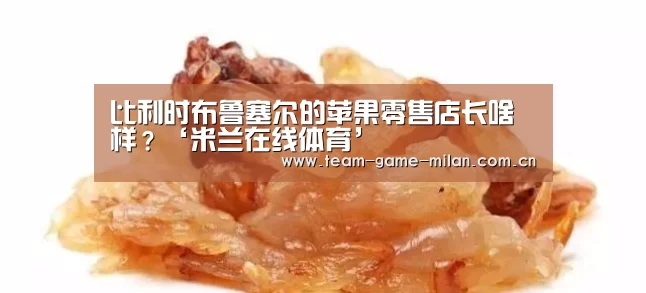 比利时布鲁塞尔的苹果零售店长啥样?‘米兰在线体育’(图1) 米兰在线体育